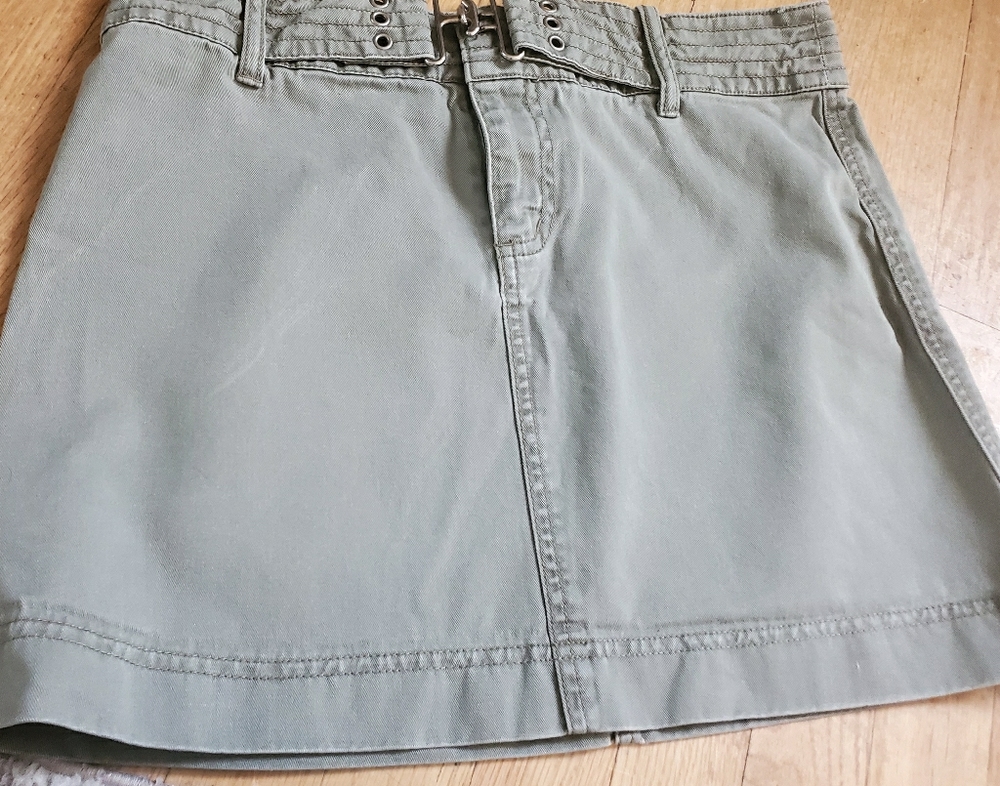 Green skirt
